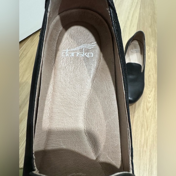 Dansko Preston Heels Black Leather Size 38 - Picture 5 of 6